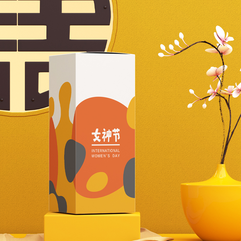 货拉拉毛毯包装盒 38女神节礼物盒 瓦楞纸包装盒彩盒