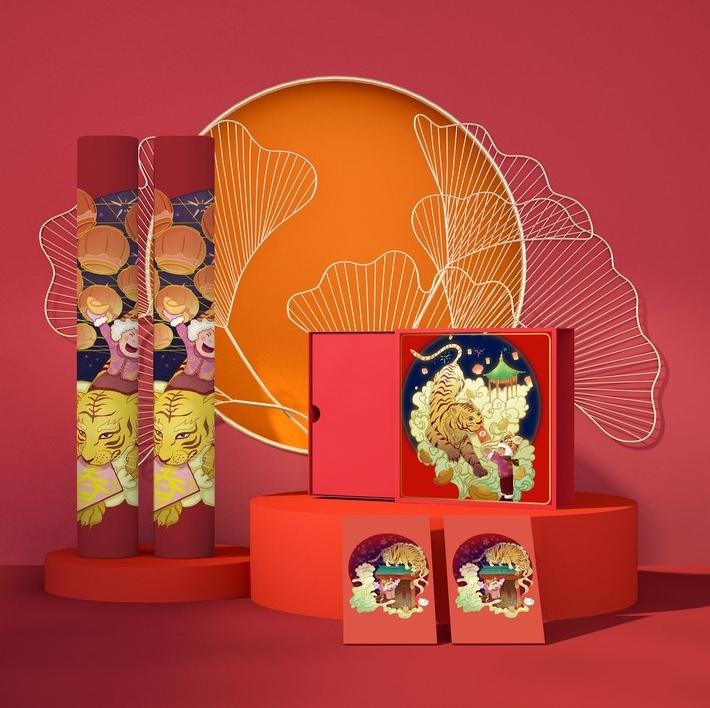 企业定制春节包装礼品盒